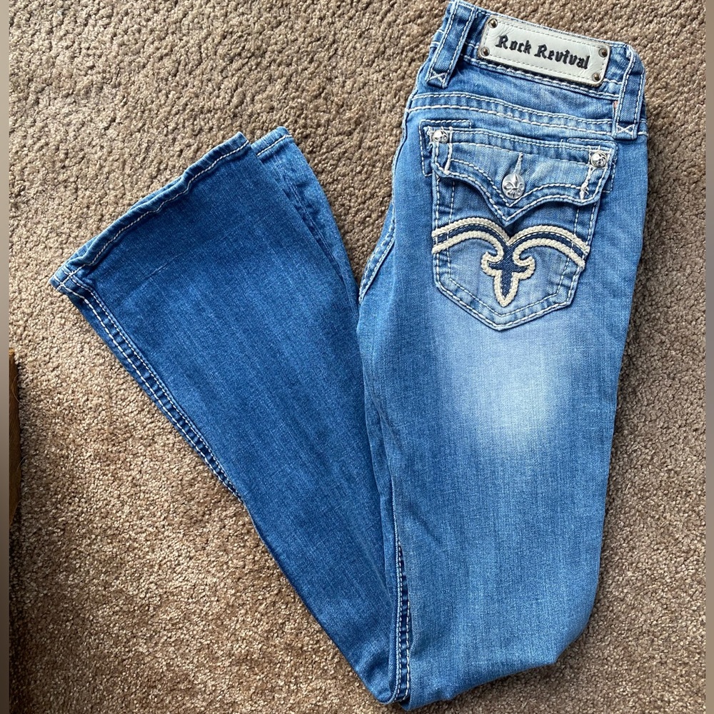 Women’s Vintage Rock Revival Jeans - Bootcut